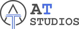 AT Studios logo best web development company in jaipur